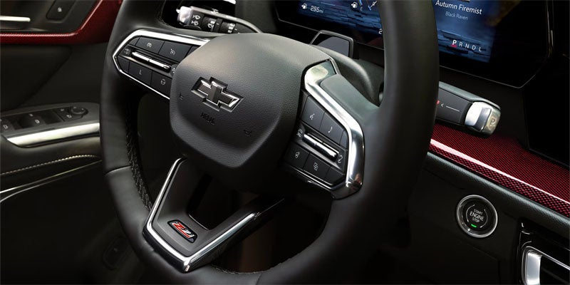2026 Chevrolet Traverse in Eureka IL highlighting multifunction steering wheel with controls for tech and safety features
