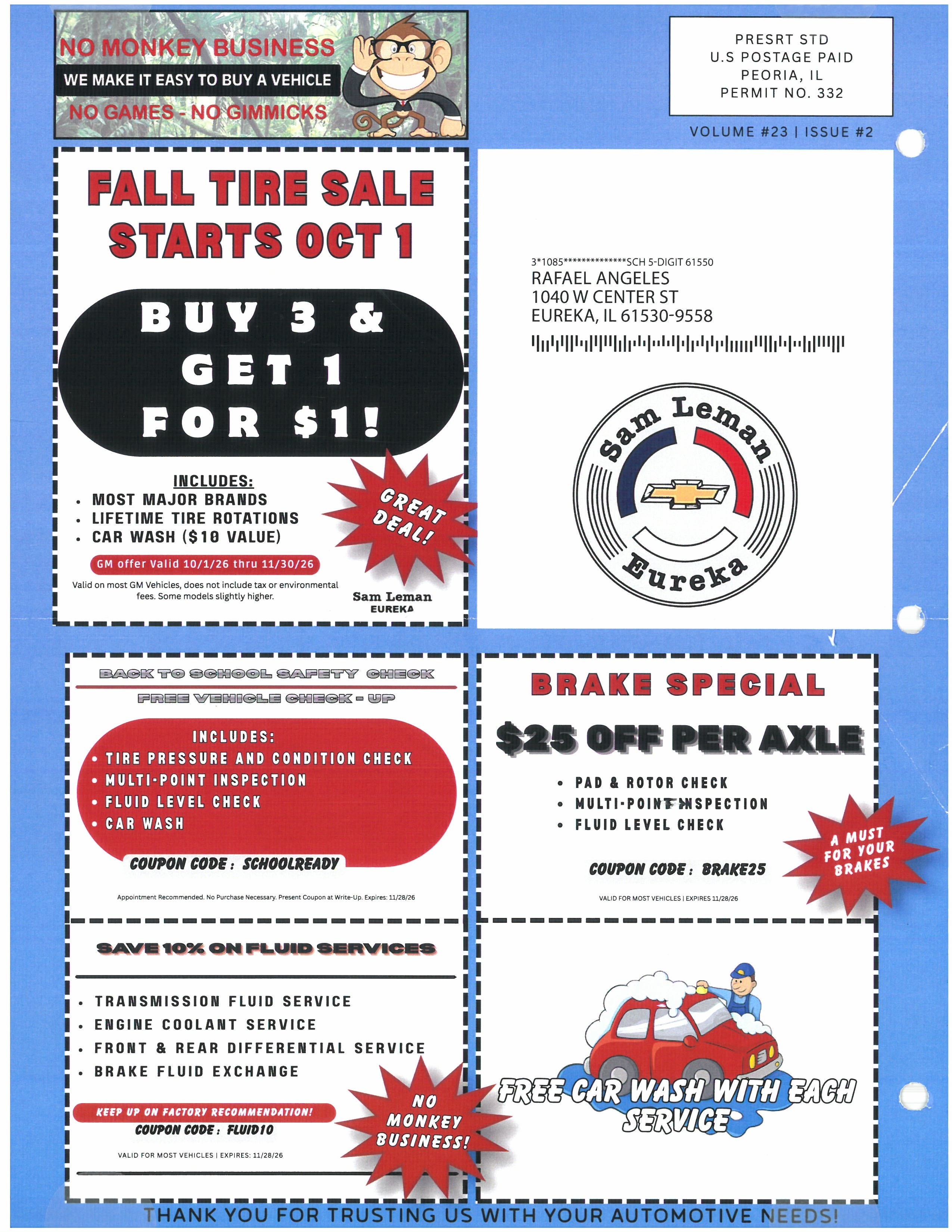 newsletter we service most makes