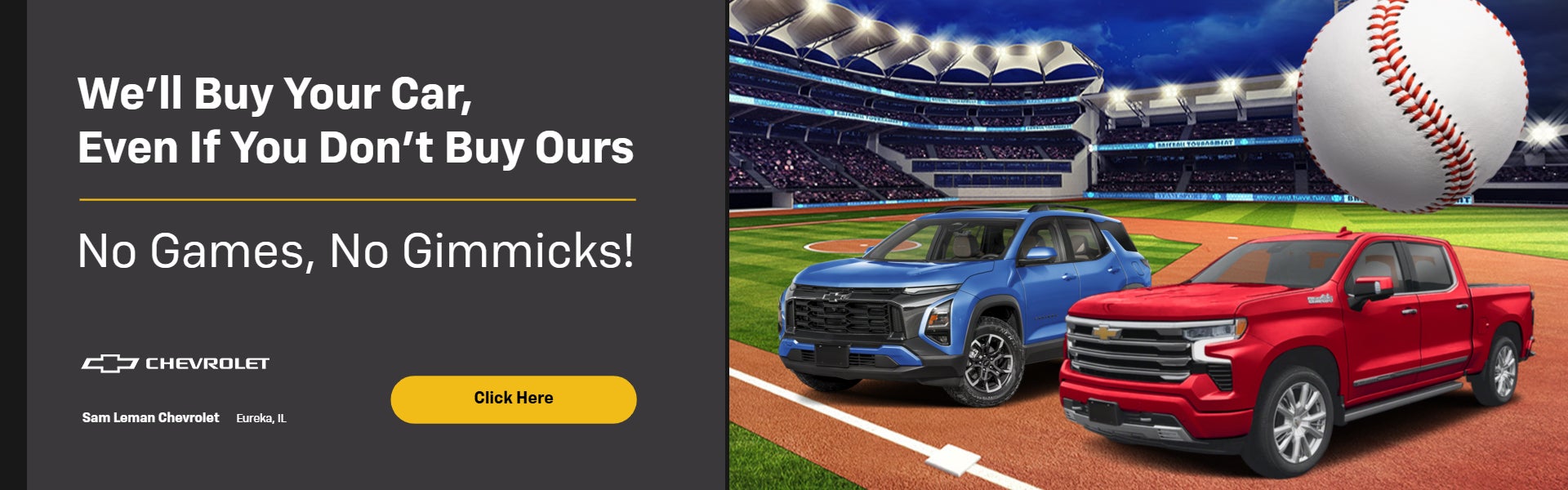 We'll Buy Your Car, Even If You Don't Buy Ours