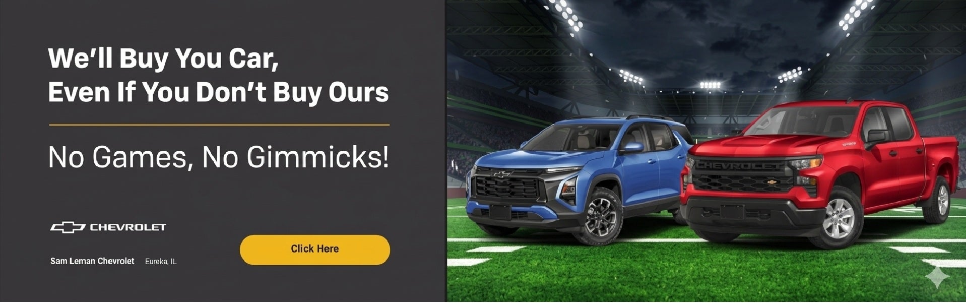 We'll Buy Your Car, Even If You Don't Buy Ours